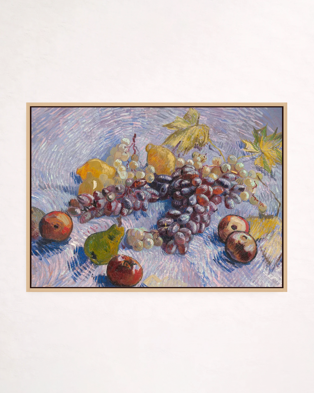 Grapes, Lemons, Pears, and Apples